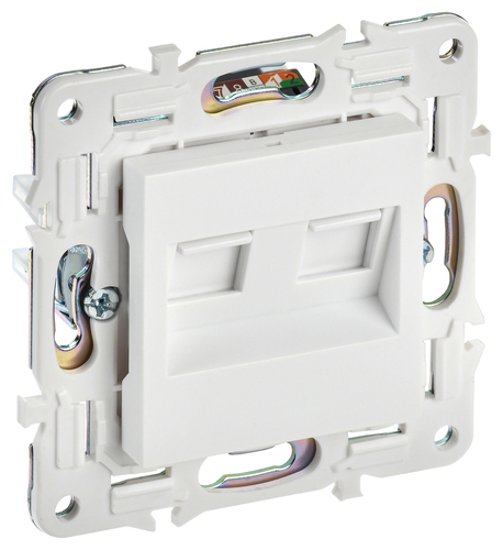 SKANDY Роз. комп. 2-ая RJ45 кат.5E SK-K03W арк. бел. IEK