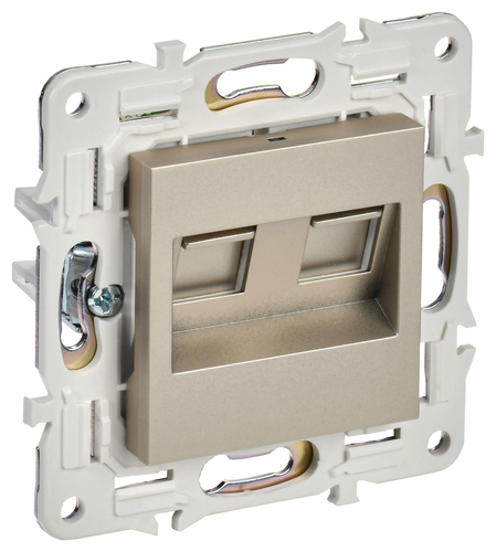 SKANDY Роз. комп. 2-ая RJ45 кат.5E SK-K03Sh шамп. IEK