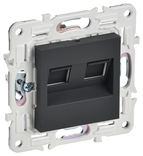 SKANDY Роз. комп. 2-ая RJ45 кат.6 SK-K04G граф. IEK