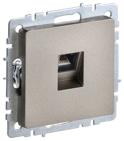 BRITE Роз. комп. RJ45 кат.6 РК11-БрШ шамп. IEK
