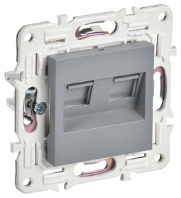 SKANDY Роз. комп. 2-ая RJ45 кат.5E SK-K03Gr сер. IEK
