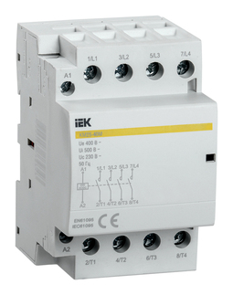 Модульный контактор IEK 4НО 25А 230В AC/DC, MKK21-25-40