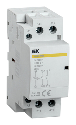 Модульный контактор IEK 2НО 40А 230В AC, MKK11-40-20
